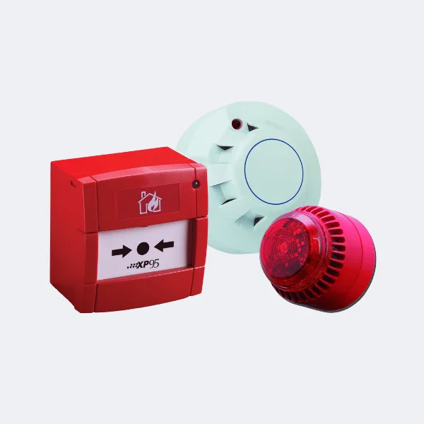 Fire Alarm & Smoke Detector Set